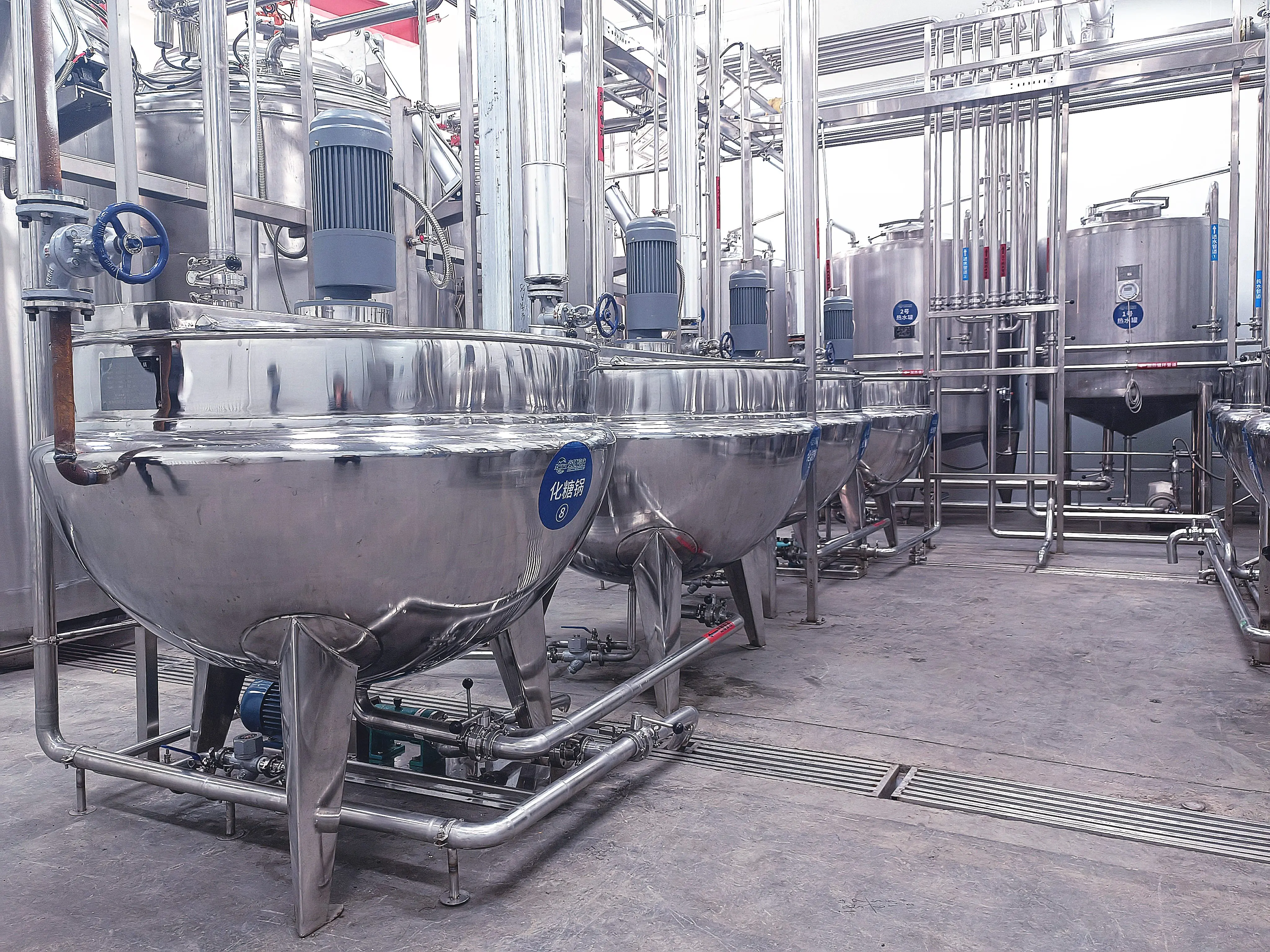 Промышленный паровой/газовый/электрический кухонный чайник с рубашкой, кухонный миксер, чайник с мешалкой