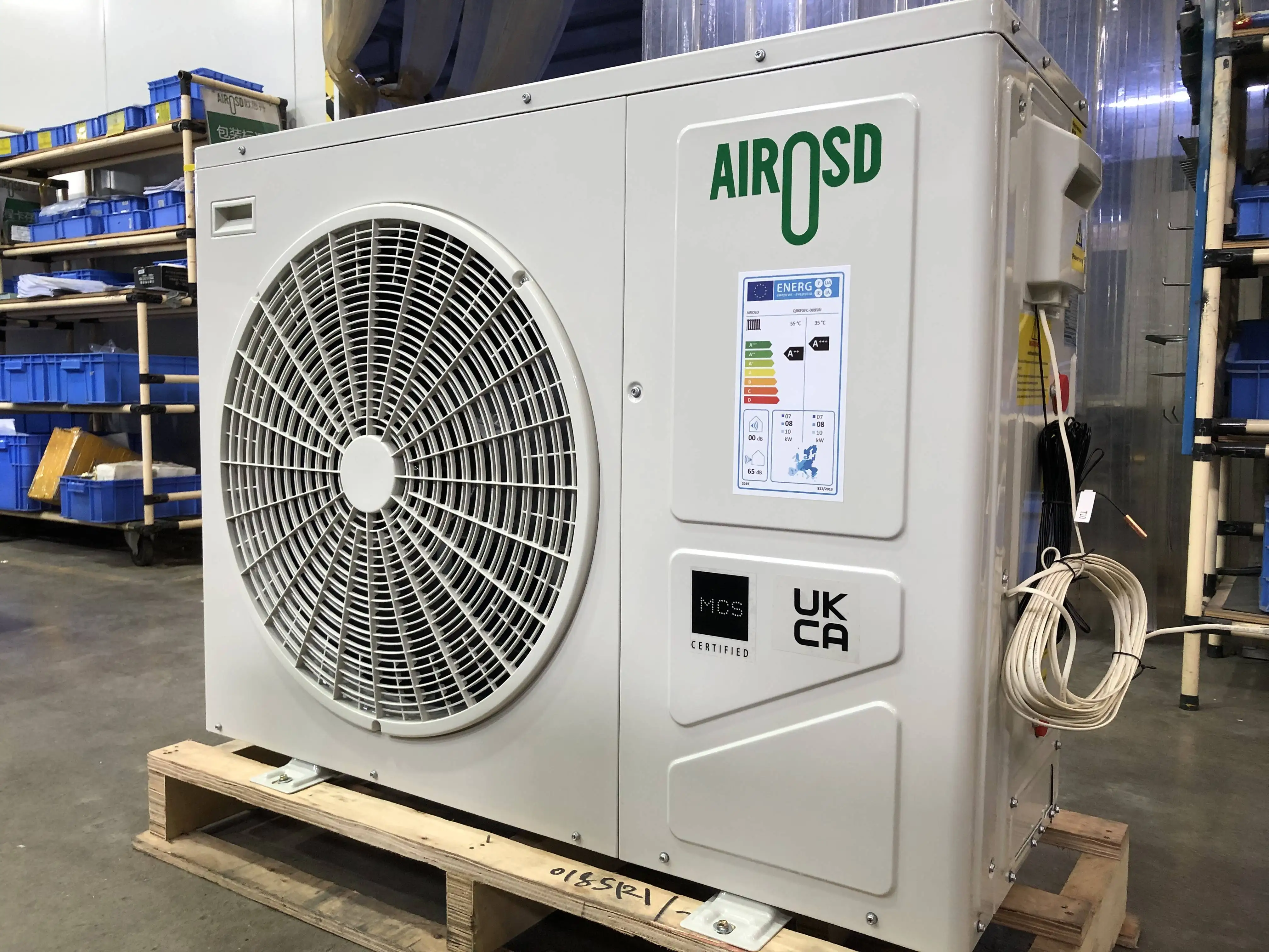 New Energy Monoblock R290  Hot Water heating Cooling Heat Pump Low Noise With CE ERP