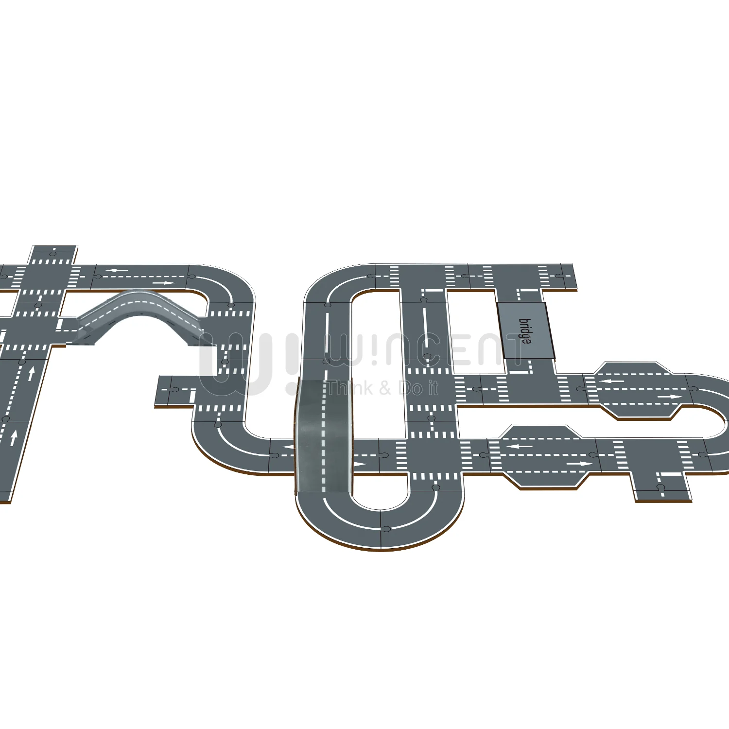 Race Track Toy Car Slot Car Race Track Sets Assemble Homemade STEM Wood Kits Educational Toys