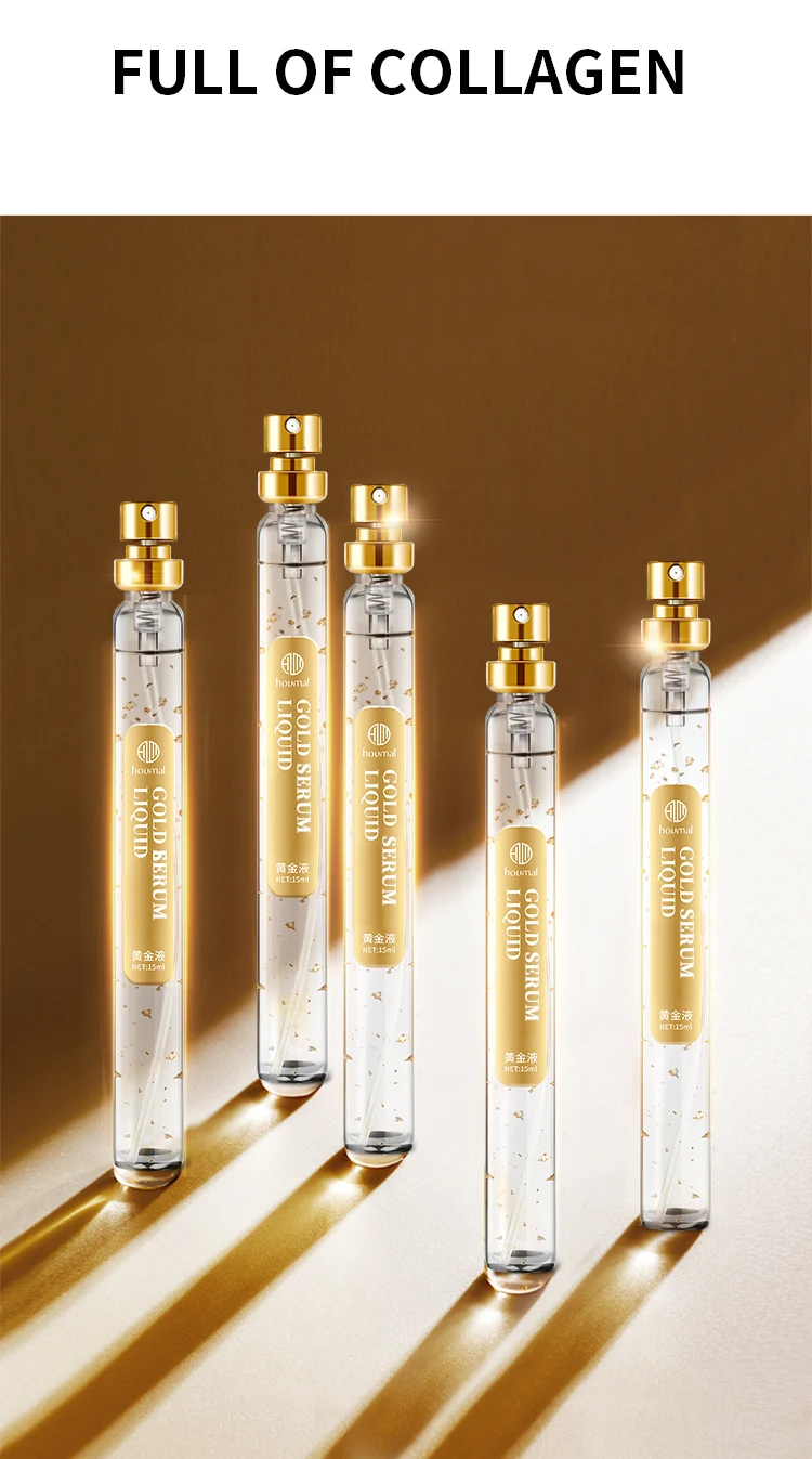 KORMESIC No Needle Facial Collagen Thread Lift Gold Collagen Threads for Wrinkles