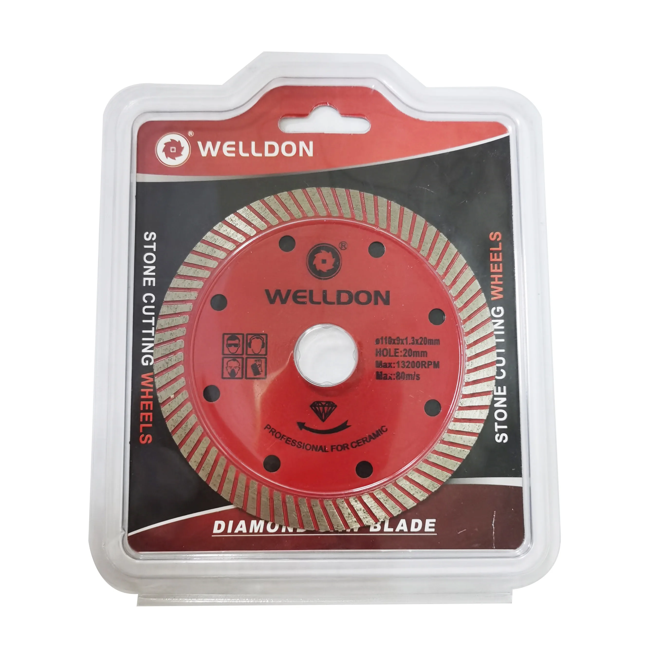 4 inch super ultra thin diamond blade circular ceramic turbo saw  brazed cutting stone ceramic saw blade cutting supplier