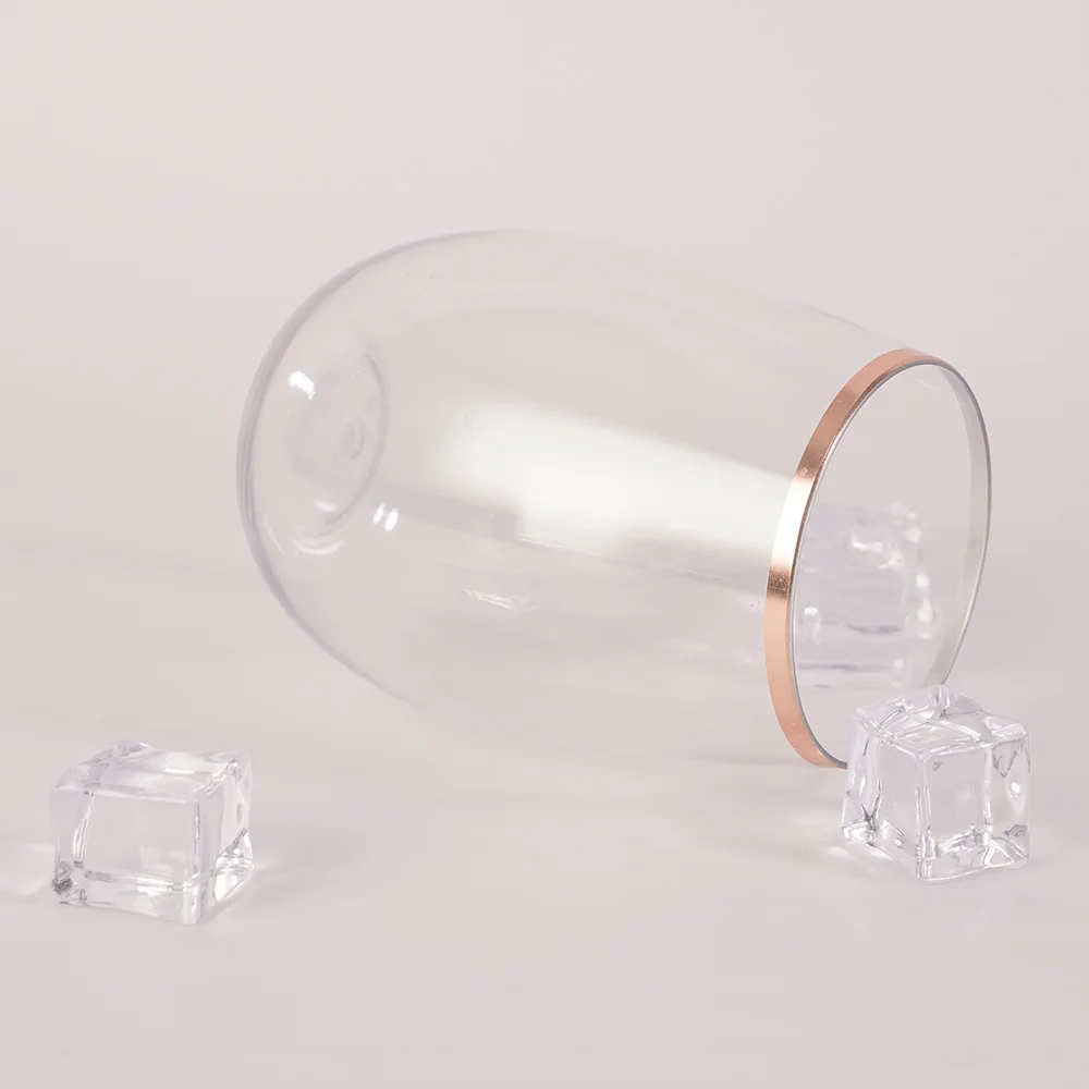 120 pack 12 oz Diamond Whiskey Glasses Gold silver clear Banded Cocktail Drinkware for Rum,  WineTumblers for christmas