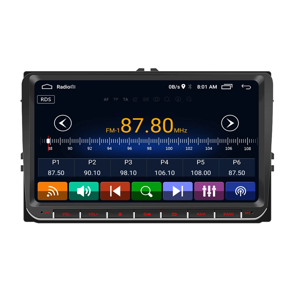 Android 13 9 дюймов GPS навигация автомобильный стерео мультимедийный плеер для VW