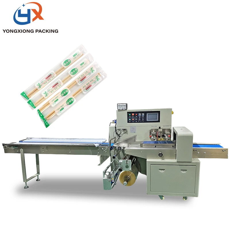 Disposable Chopsticks Spoon Fork Paper Towel Combination Packaging Machine