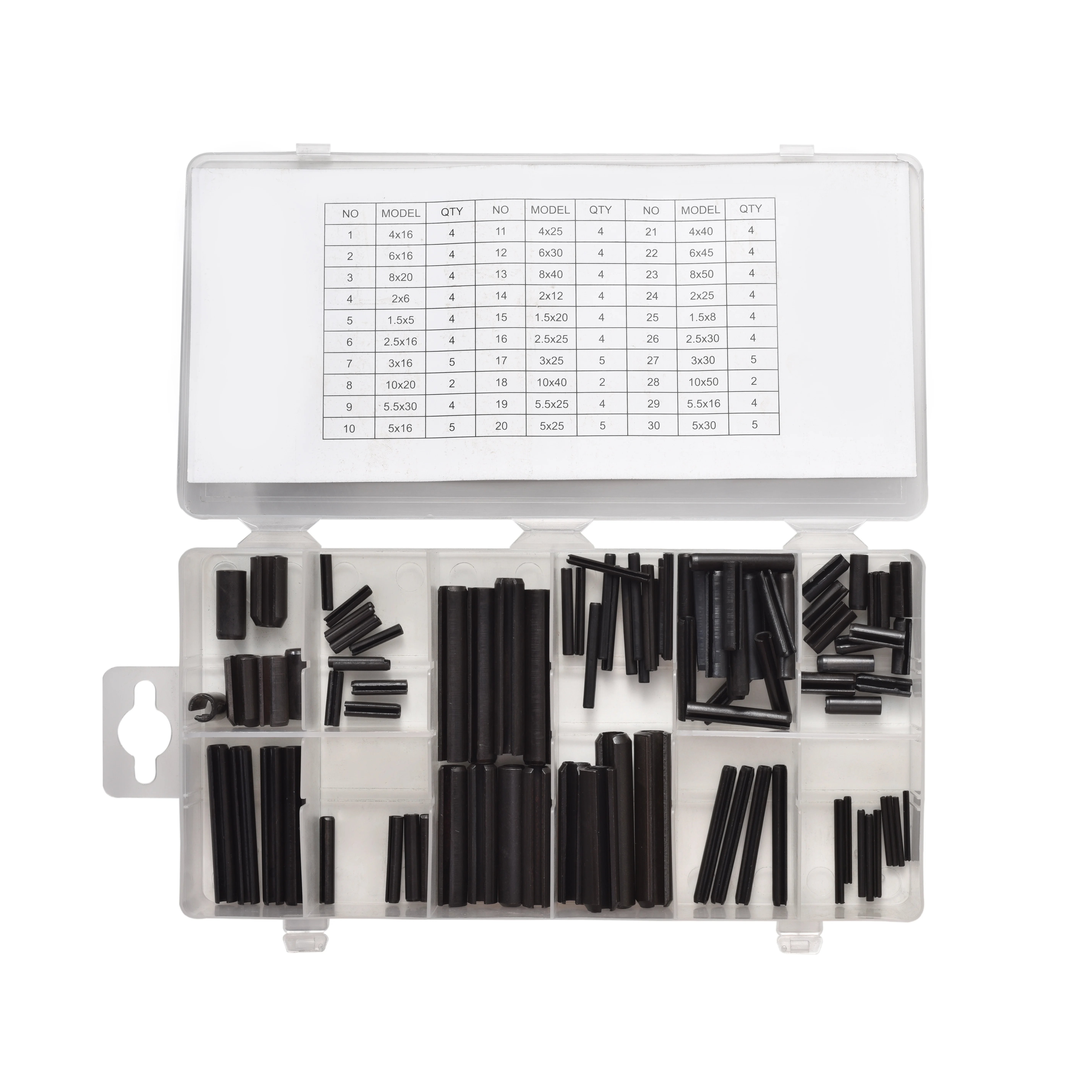 Wholesale 315pc metric roll assortment kit Expansion Dowel Tension Roll Pin Set for Home Improvement Automotive Repair Machining