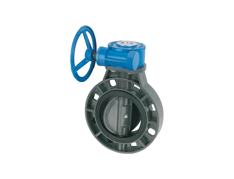 IRRIGATION SYSTEM DIRECT FACTORY UPVC PNEUMATIC ACTUATOR BUTTERFLY VALVE