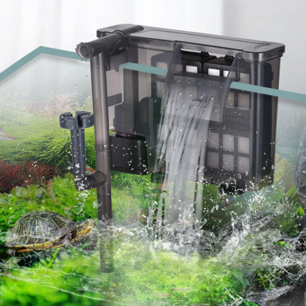 Fish Tank Filter Aquarium Accessories Hang On Filter Aquarium