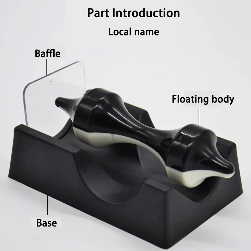 Magnetic Levitation Experimental Demonstrator Black And White Magnetic Levitation Device Physics Experimental Equipment