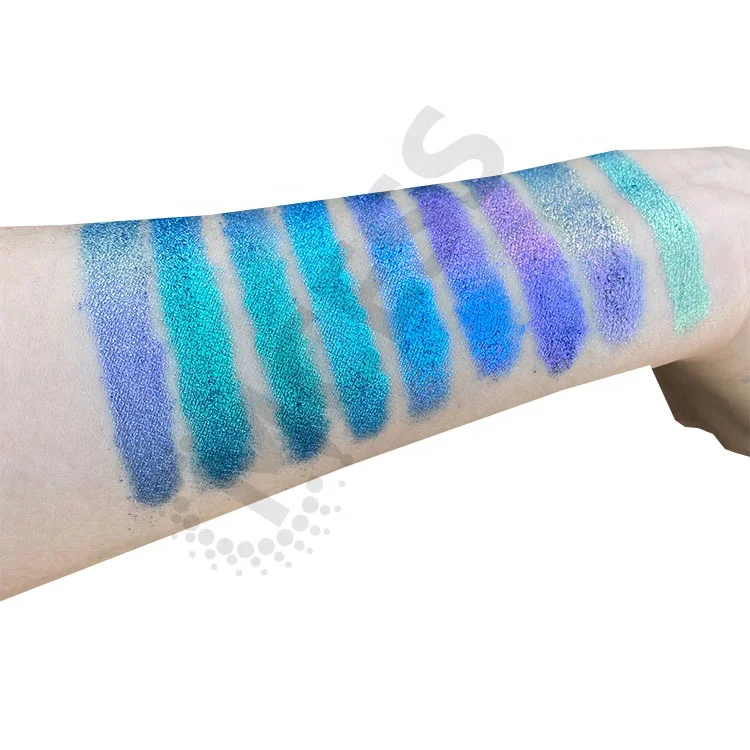 New Colour Mica Pearl Pigment Cosmetics Eyeshadows Multichrome Powder Blue Chameleon pigment