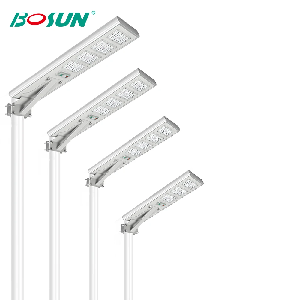 BOSUN Wholesale Waterproof Solar Street Light 100w 120w 150w 180w All In One Solar Street Lights