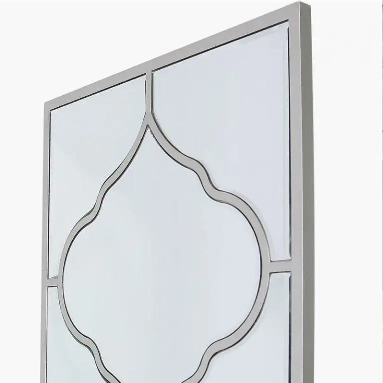 Luxury large Moroccan Mirrored Silver Vertical Wall Mirror for Home Decor Gift Living room Bedroom Bathroom Hallway entryway