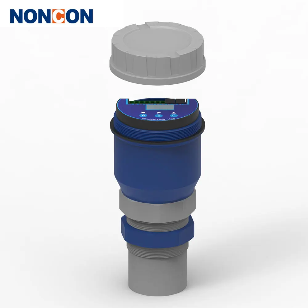 Factory 4-20ma boiler water level sensor Ultrasonic level transmitter Liquid Water Diesel Fuel Tank Level Meter Sensor