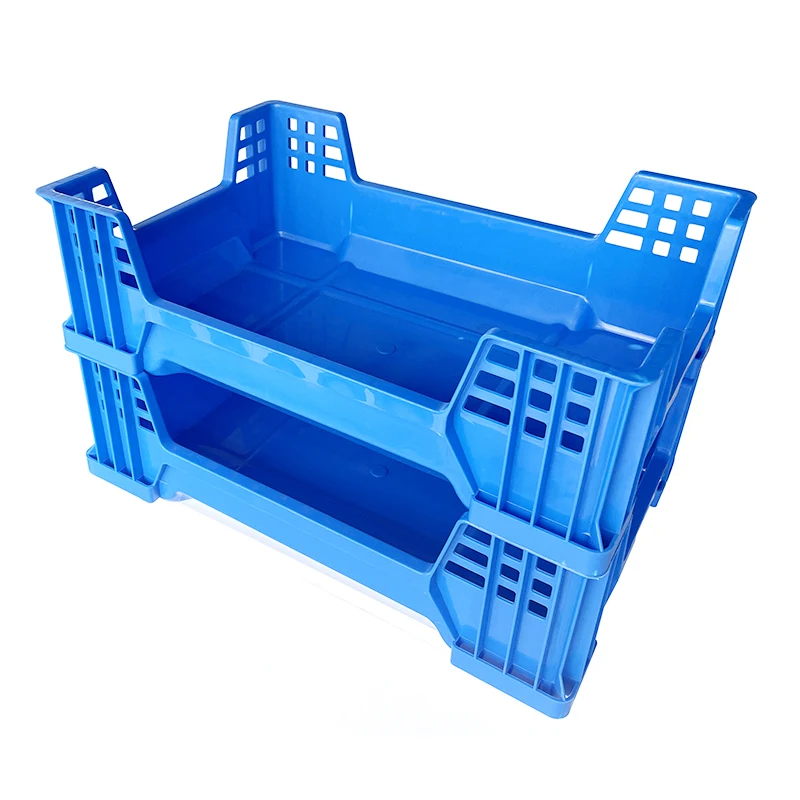 Blue Stackable New Black Soldier Fly PP Blue Stackable 600*400*145mm Farm Plastic Bsf Insect Breeding Box Tray For Mealworm