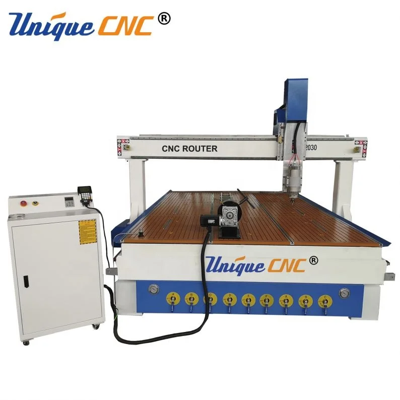 Good Performance 4 axis CNC Rotary Wood Engraving CNC Router machine