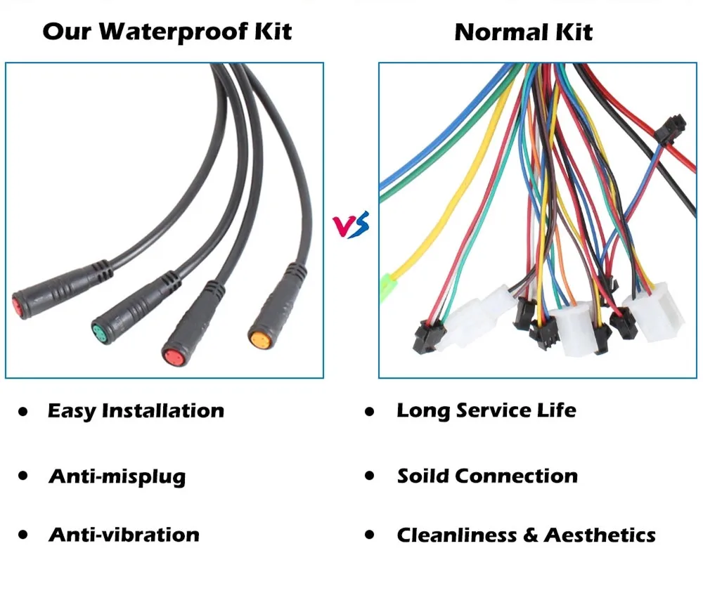 HANERIDE New model 48V 1500W brushless gearless ebike motor kits ebike conversion kits