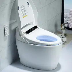 Inodoros Economics Modernos De Lujo Electronic Automatic Operation Inteligentes Con Sensor Siphonic One Piece Floor Toilet