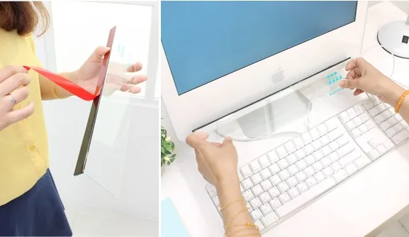 
Computer monitor storage rack Sticky Notes Holder Self Stick Notes Memo Board Message Pad for Monitors 