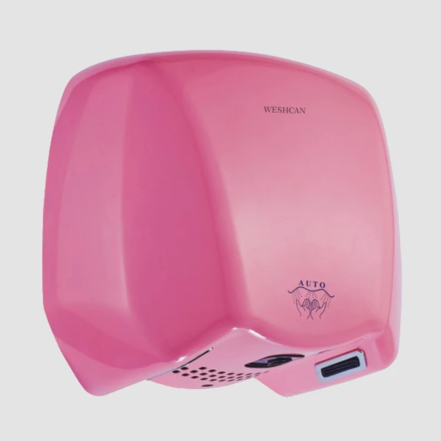 Bathroom Toilet Wall Mounted Jet Air ADA Stainless Steel HEPA LED Light Automatic Hand Dryer