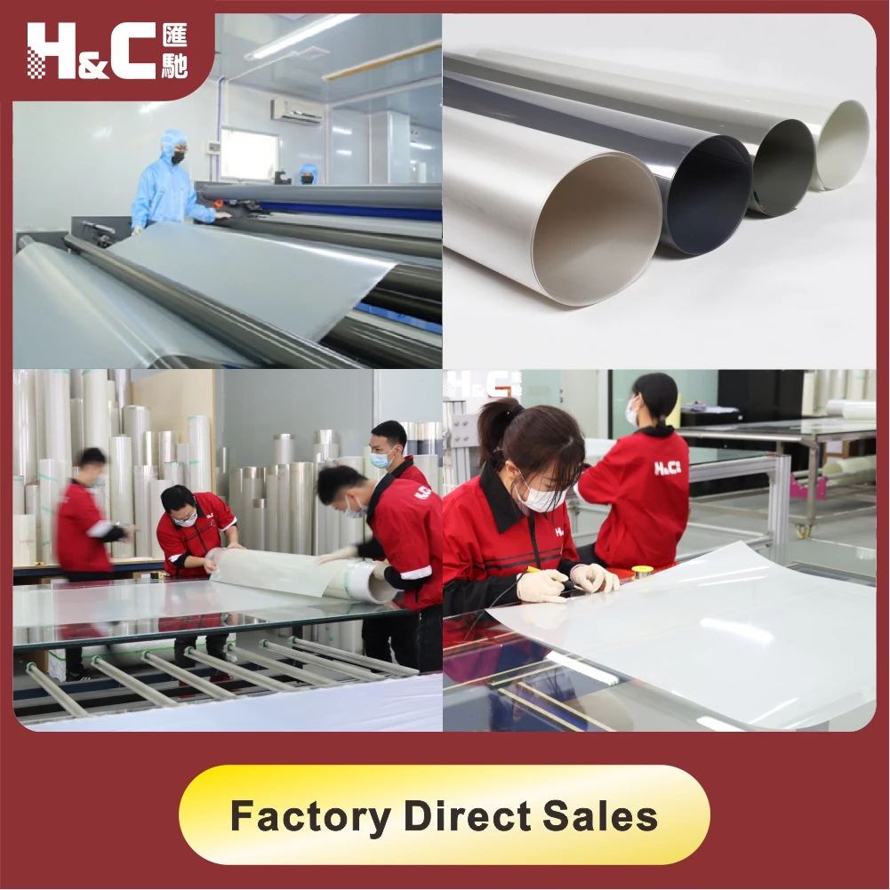 Privacy Magic Dimming Electric Smart Window Film For Building Glass