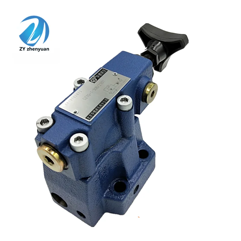 OEM ZhenYuan solenoid hydraulic valve DZ DZ10 DZ20 DZ30 DR DB series DZ20-1-L5X/20Y Pilot operated hydraulic control valve