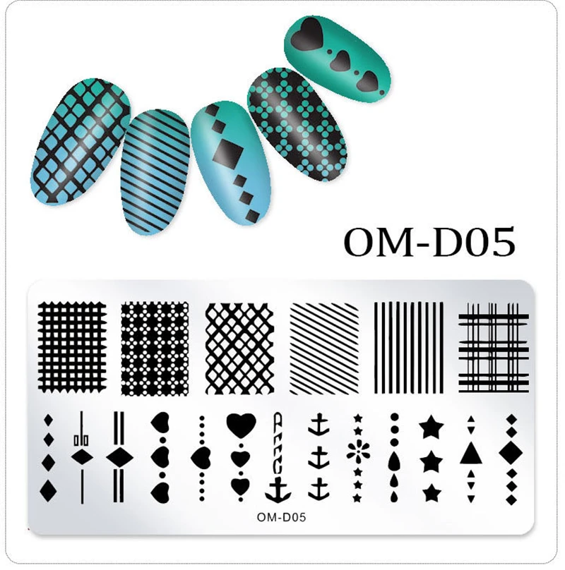 NAP004 12*4cm  nail stamping plates custom  for nails polish nail art design stencil  manicure accessories and tools NAP004