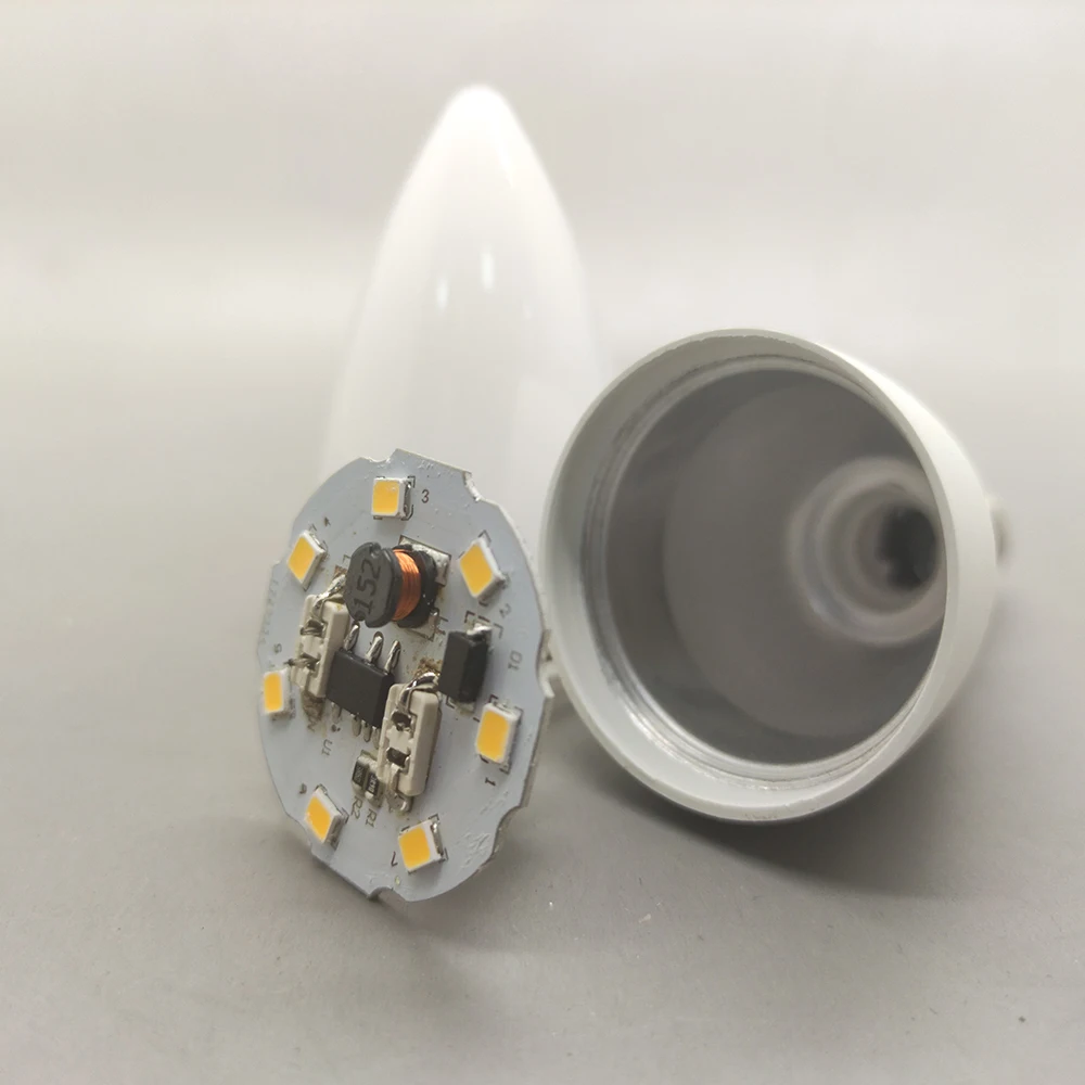 LED Candle Chandelier Light C37 3W 5W 7W 9W E14 Bulb Lamp