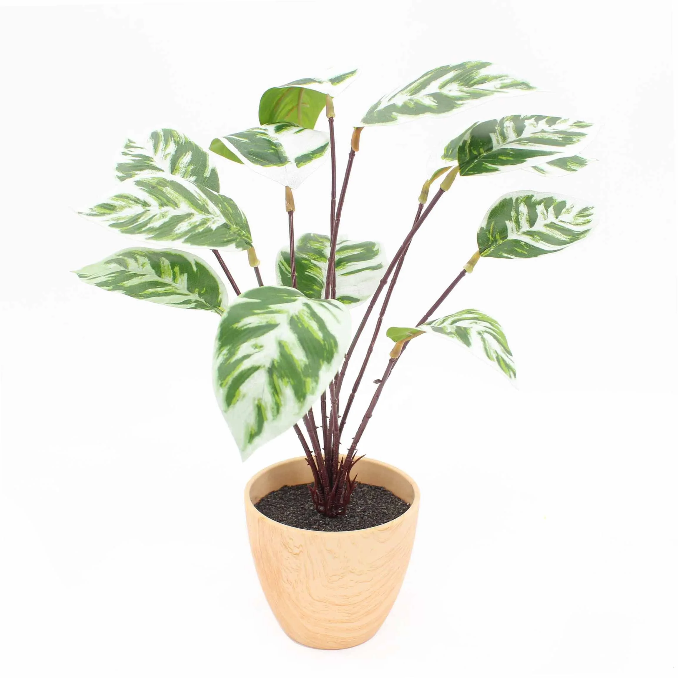 home Decor Artificial Potted Tree Leaf leaves Palm Foliage Artificial Plant