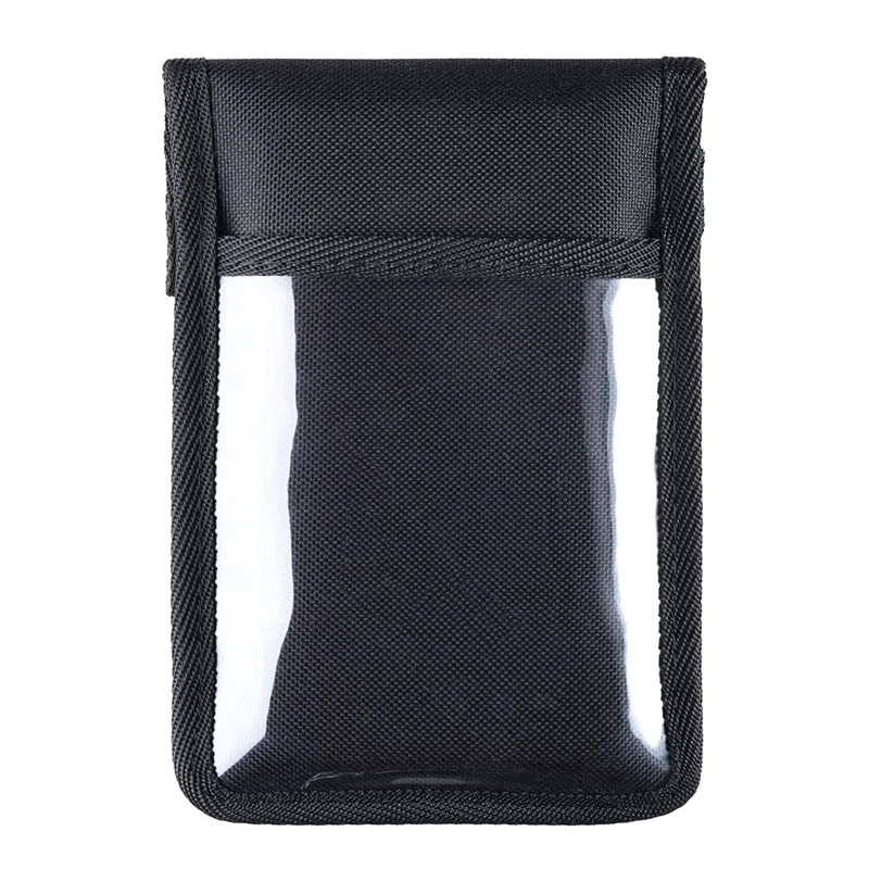 QQgift OEM Custom Pocket Faraday Bag Lockable Phone Shield RF Shielded New non Window Silent Ziplock Large Faraday Bag (PS3)