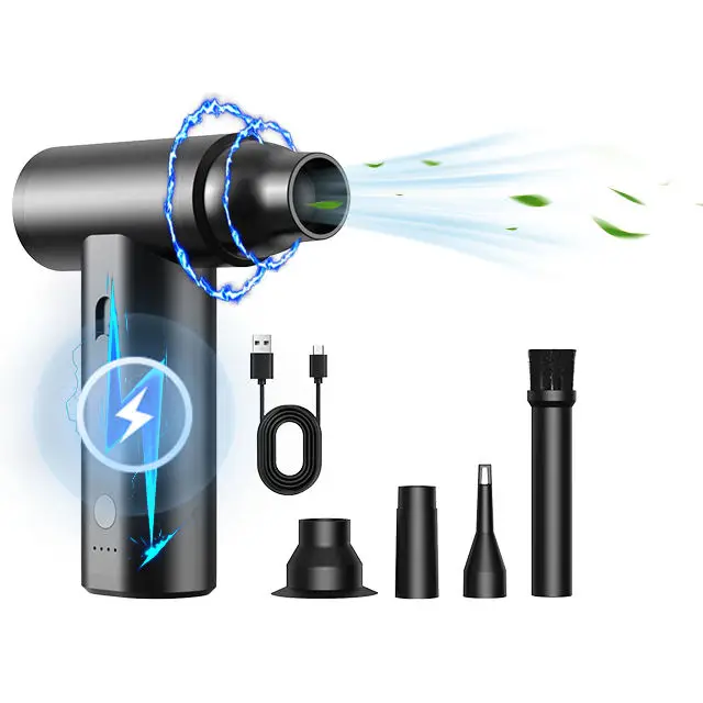 Mini Powerful Blower Electric Turbo Fan Portable Mini Turbo Fan Vertical Small Wind Turbine For Car Mini Jet Snow Blower Fan