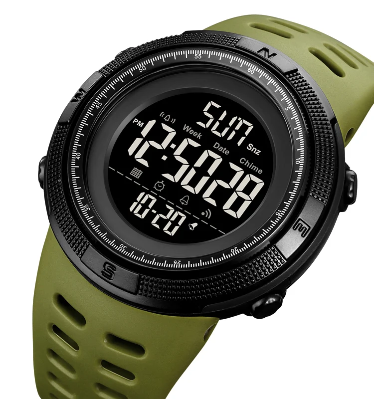 Оптовая продажа часы skmei 2070 Relojes digitales para hombre водонепроницаемые 50 м relojes мужские цифровые наручные спортивные