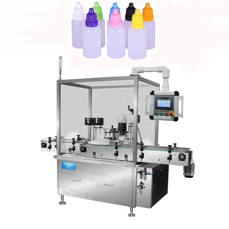 Automatic 10-100ml Small Bottle Liquid Spray Eye Drop Vial Dropper Essential Oil Filling Machine