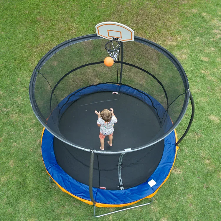 Hot sale Round 10 ft 12ft 16ft Outdoor Trampoline With Safe Net For Family