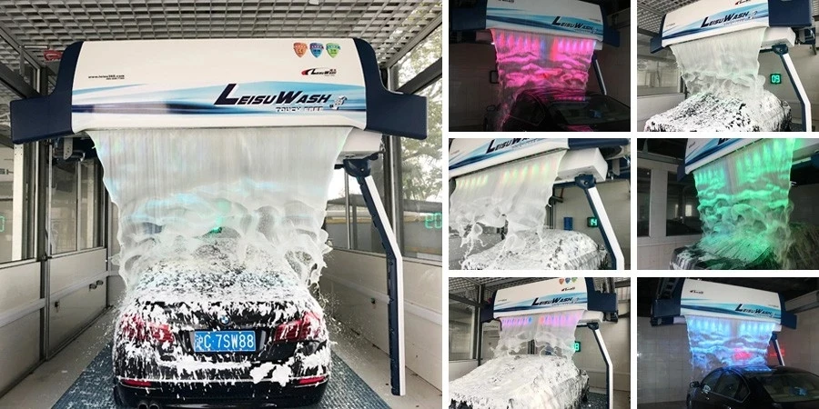 PLC Leisu 360 intelligent computer lavage automattque automatic high pressure car wash machine/equipment with German brand