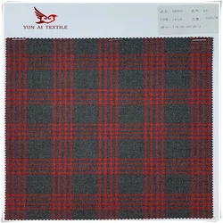 fancy casual yarn dyed woven plaid polyester rayon spandex suit coat fabric