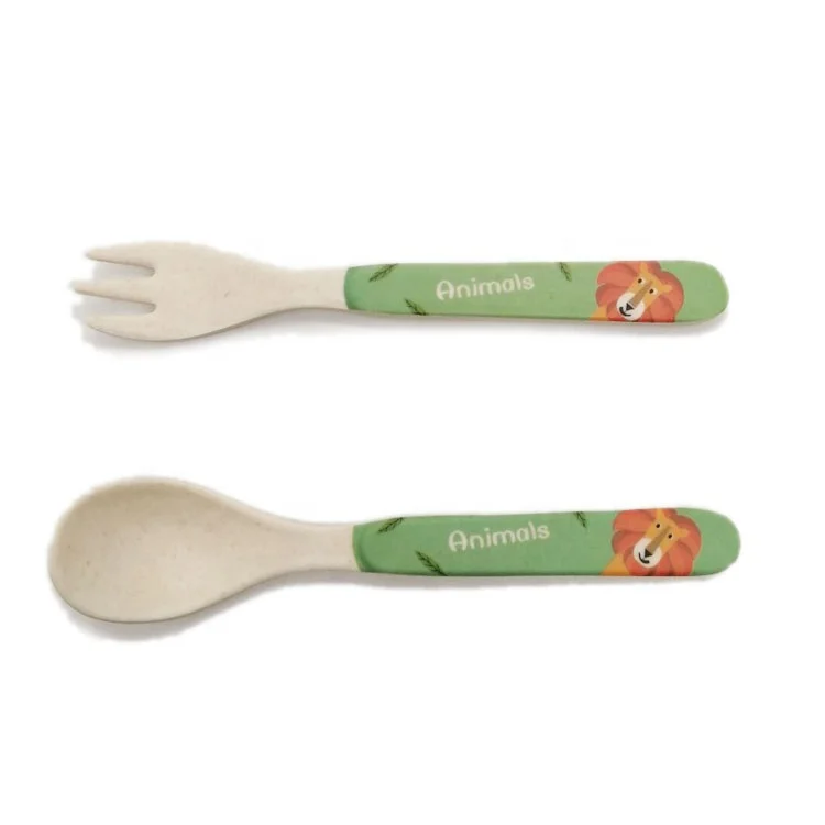 cute wholesale china supply baby family kid bamboo fiber plate bowl plate set