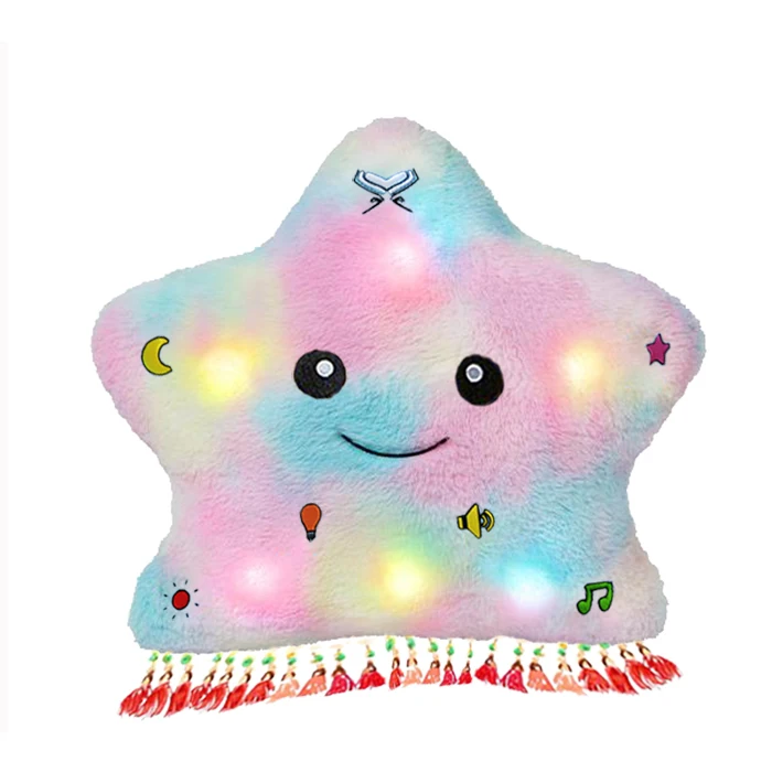 Kids Quran Kissen Islamic Moon Cloud Star Rainbow Talking Quran My Dua Pillow