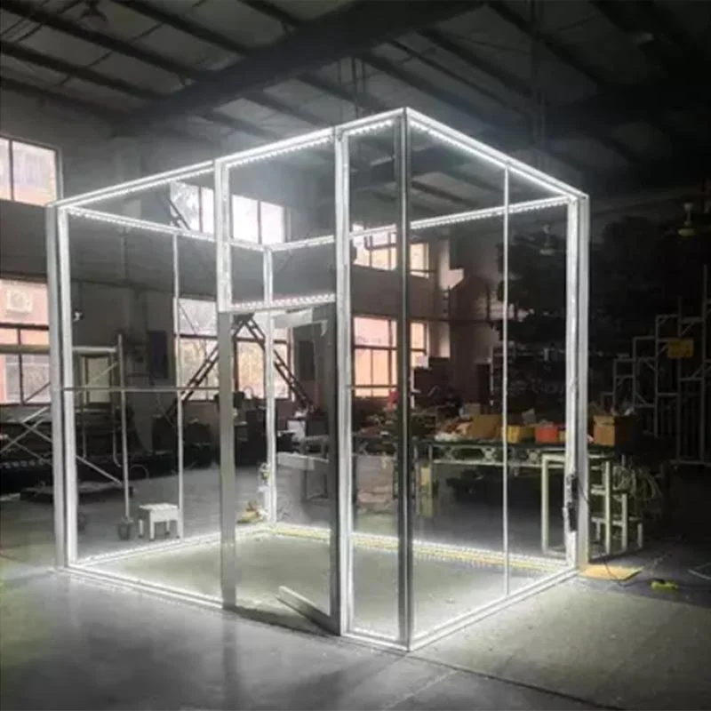 Self Build SEG Exhibition Backlit Tower Display Stands 20x20 Modular Exhibition Display System
