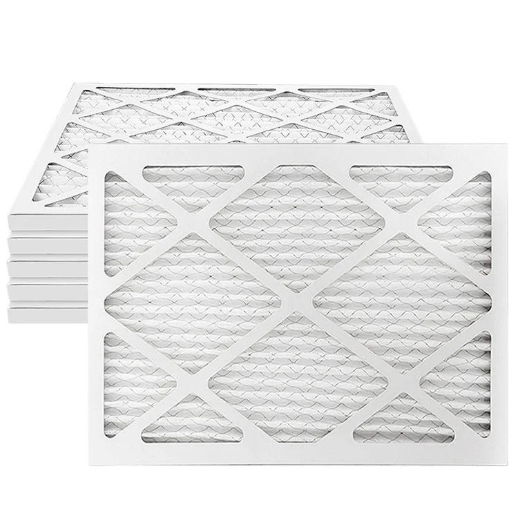 20x25x4 Anti-bacteria Nano Pleated Filter panel Filter Color-Changing and size customize available hvac air filters 20x25x1