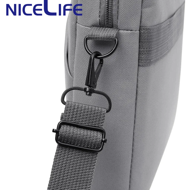 New design custom office laptop bag 15.6 inch lightweight men documents genuine leather briefcase