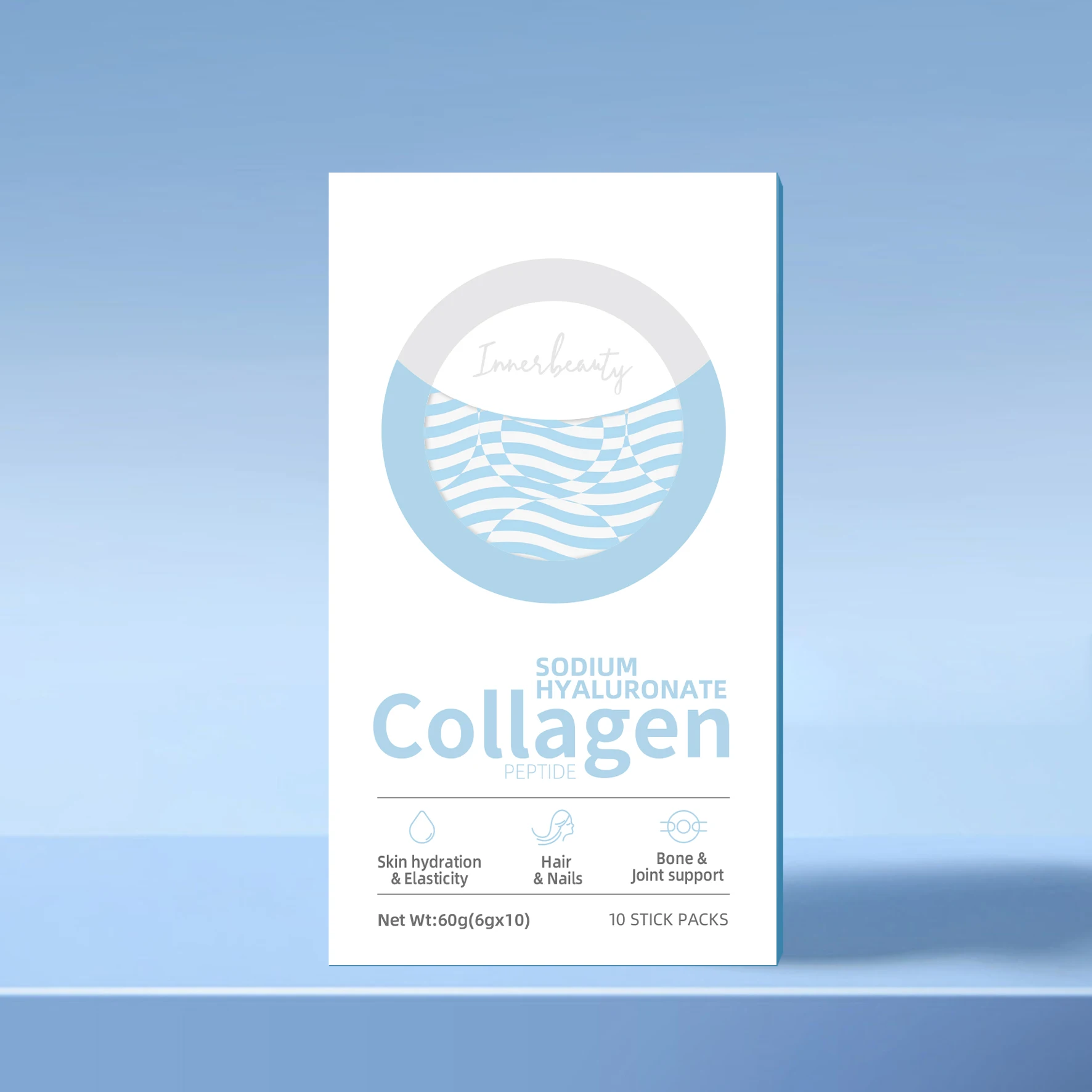 Low MOQ High Quality OEM ODM Hyaluronic Acid Supplement Collagen Beauty Products Collagen Peptides Powder Sachet Drink