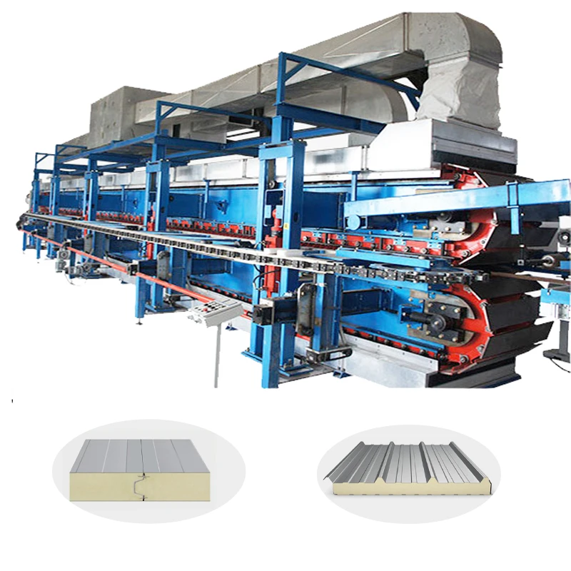 Polyurethane sandwich panel making machine pu pir pur osb sandwich panel manufacturing machinery line