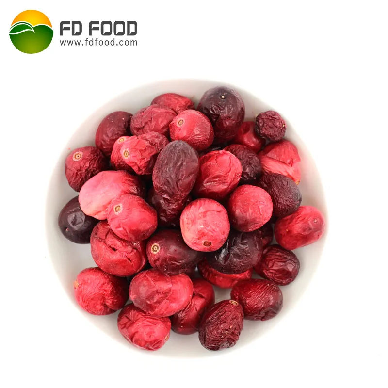 FDFOOD Хрустящие без добавок и консервантов, лучшие сушеные продукты с чаем, сухие фрукты, сушеные в заморозке клюквы
