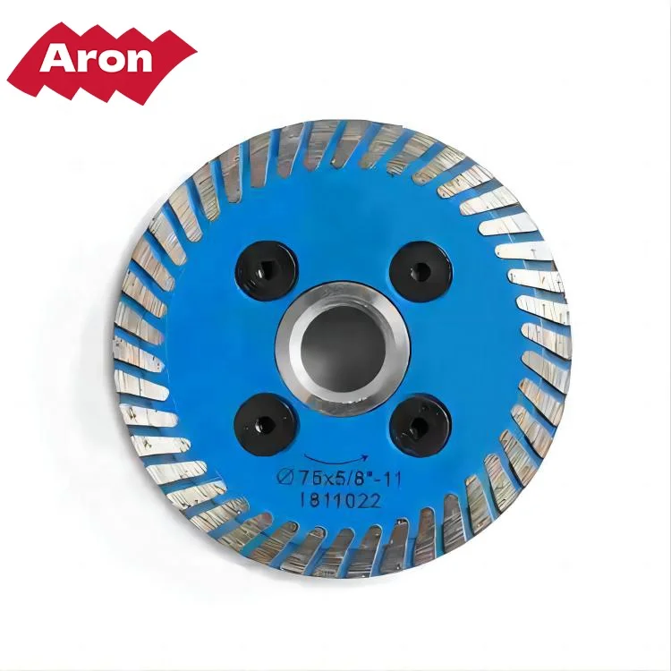 Aron Mini Engraving Diamond Saw Blade with RemovabIe Flange 5/8-11 Flange Cutting Disc Carving Stone Marble Concrete