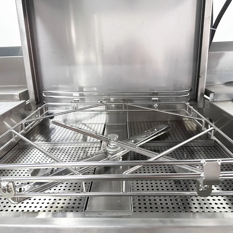 9.8KW 220V/380V Food-Grade 304 Stainless Steel Commercial Dishwasher for Restaurant