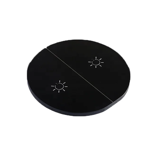 Factory Custom Touch Protection Security Tempered Silk Screen Printing Glass Panel