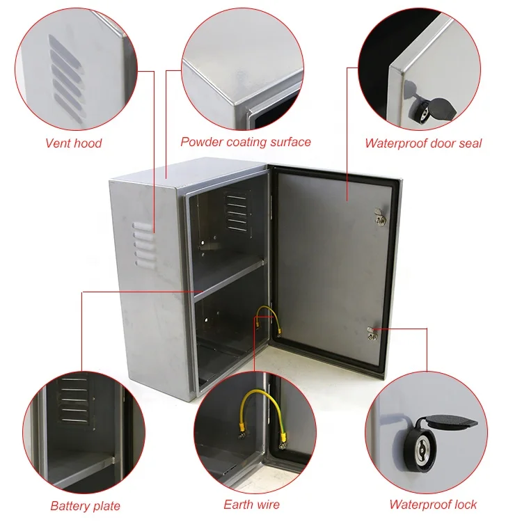 Sheet metal factory  Cabinet Outdoor Integration UPS Inverter Box Customized Battery Cabinet