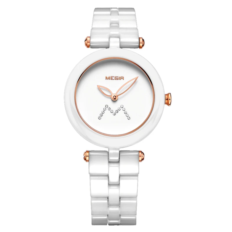 Hot sale lady watches ceramic relogio feminino 3atm waterproof quartz movement wrist watch women