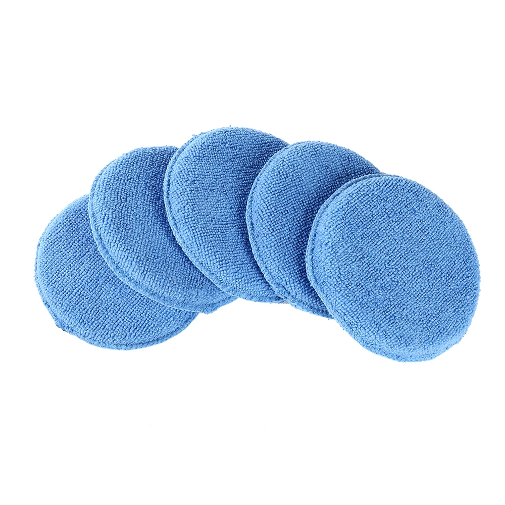 
AutoCare Microfiber Wax Applicator, Ultra-soft Microfiber Wax Applicator Pads with Finger Pocket Wax Applicator for Cars 