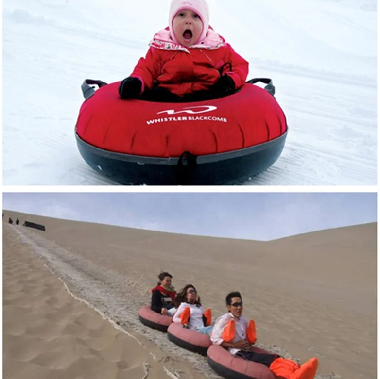 Heavy Duty sleds  plastic snow tubes inflatable snow tube for outdoors