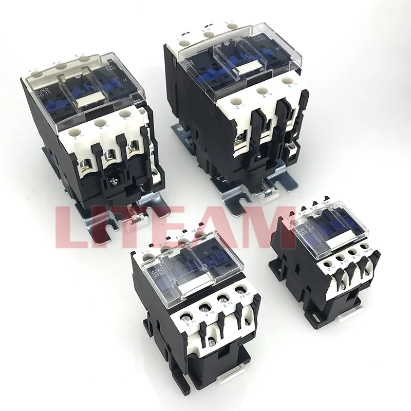CJX2-1810 Series 18 Amp Magnetic Contactor  Electronic Components High Voltage Dc Contactor